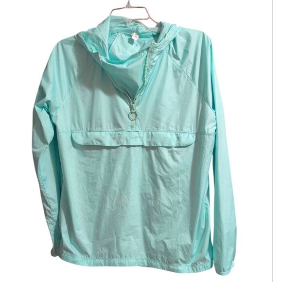Under Armour Jacket Packable Coat Light Green Lightweight Pullover front Pouch - Picture 1 of 7